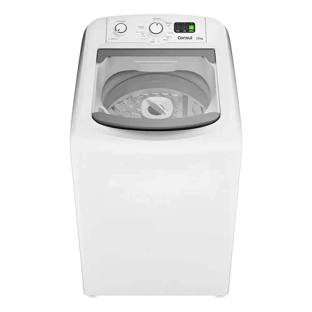 Máquina De Lavar Branca Consul 12kg Com Dosagem Econômica E Cor Branco 110v 127v