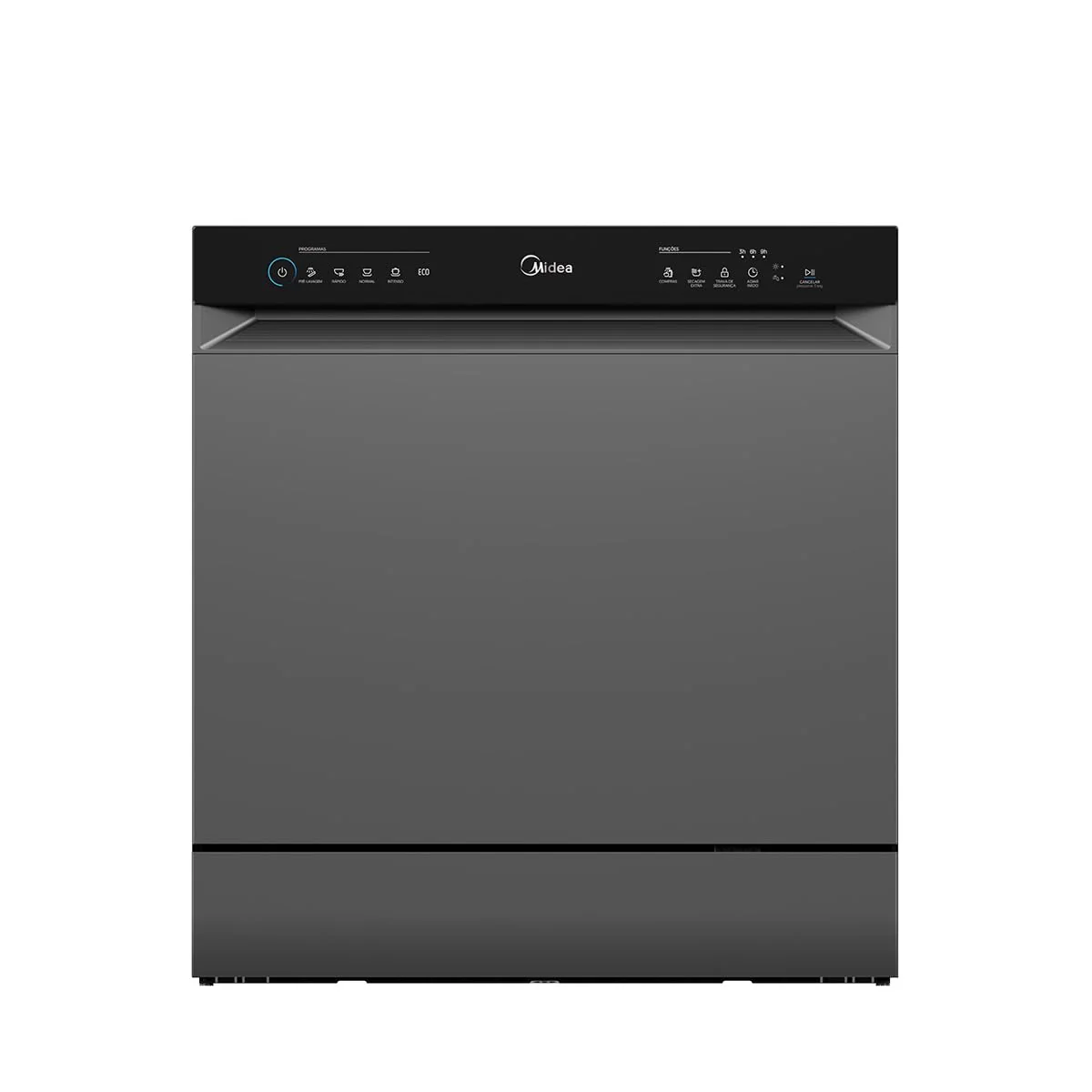 Lava Louças 8 Serviços Cinza Touch Plus Midea 220V