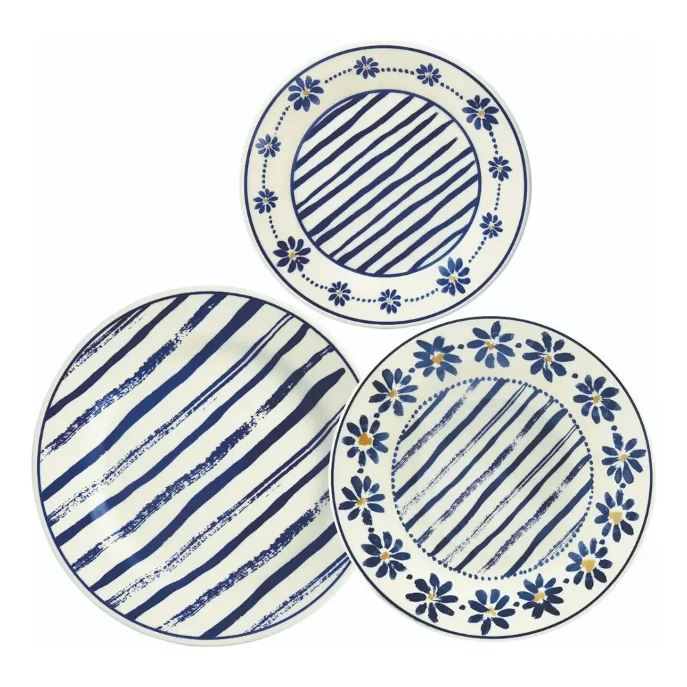 🧡 Aparelho De Jantar 12 Peças  Biona Margaridas Donna 24