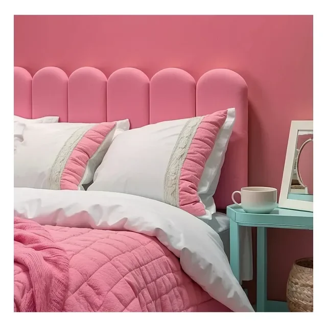 Cabeceira Adesiva De Cama Nuvem Infantil 45x20cm Kit C/15un