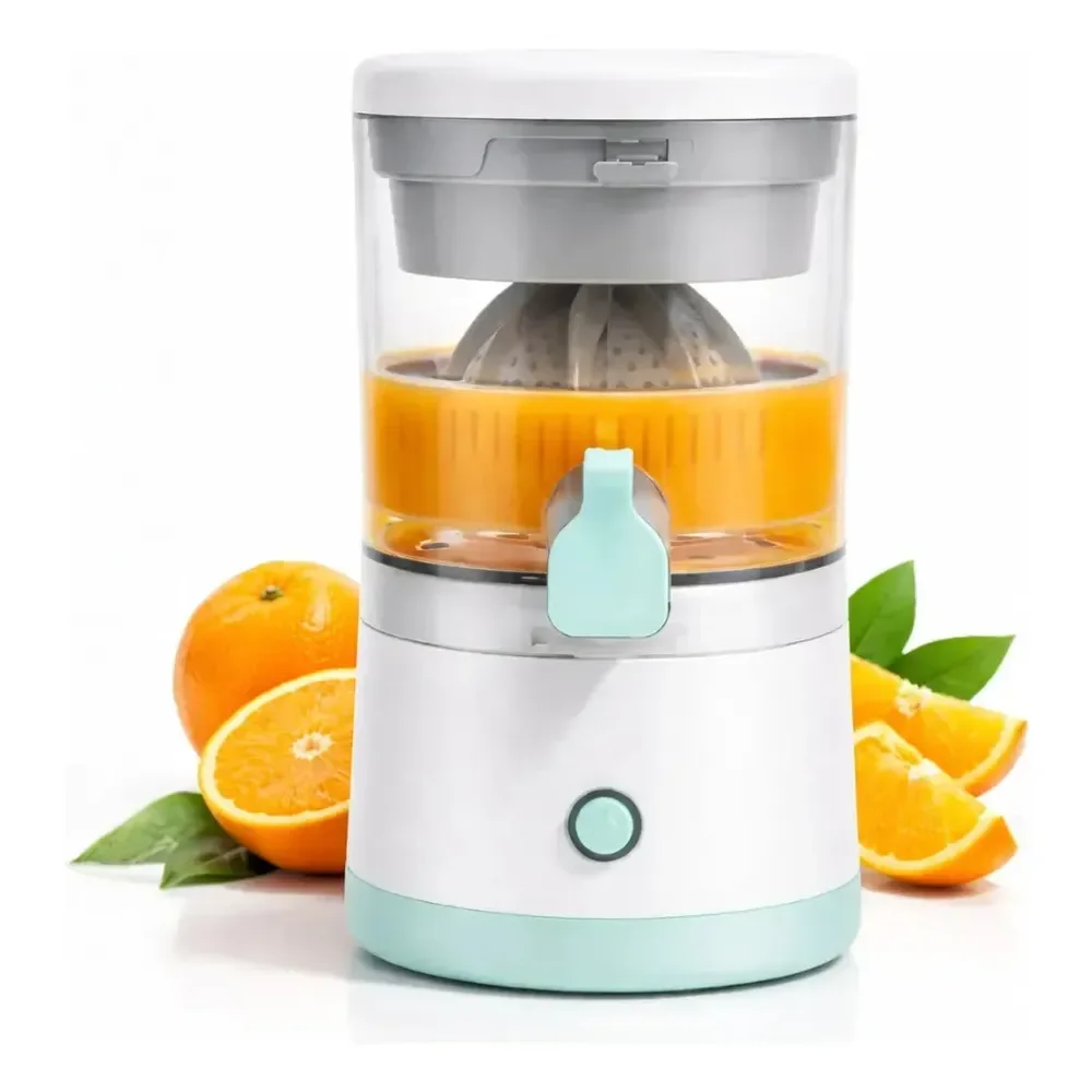 Espremedor Elétrico Portátil Epsilon para Laranja e Limão 400ml Recarregável USB