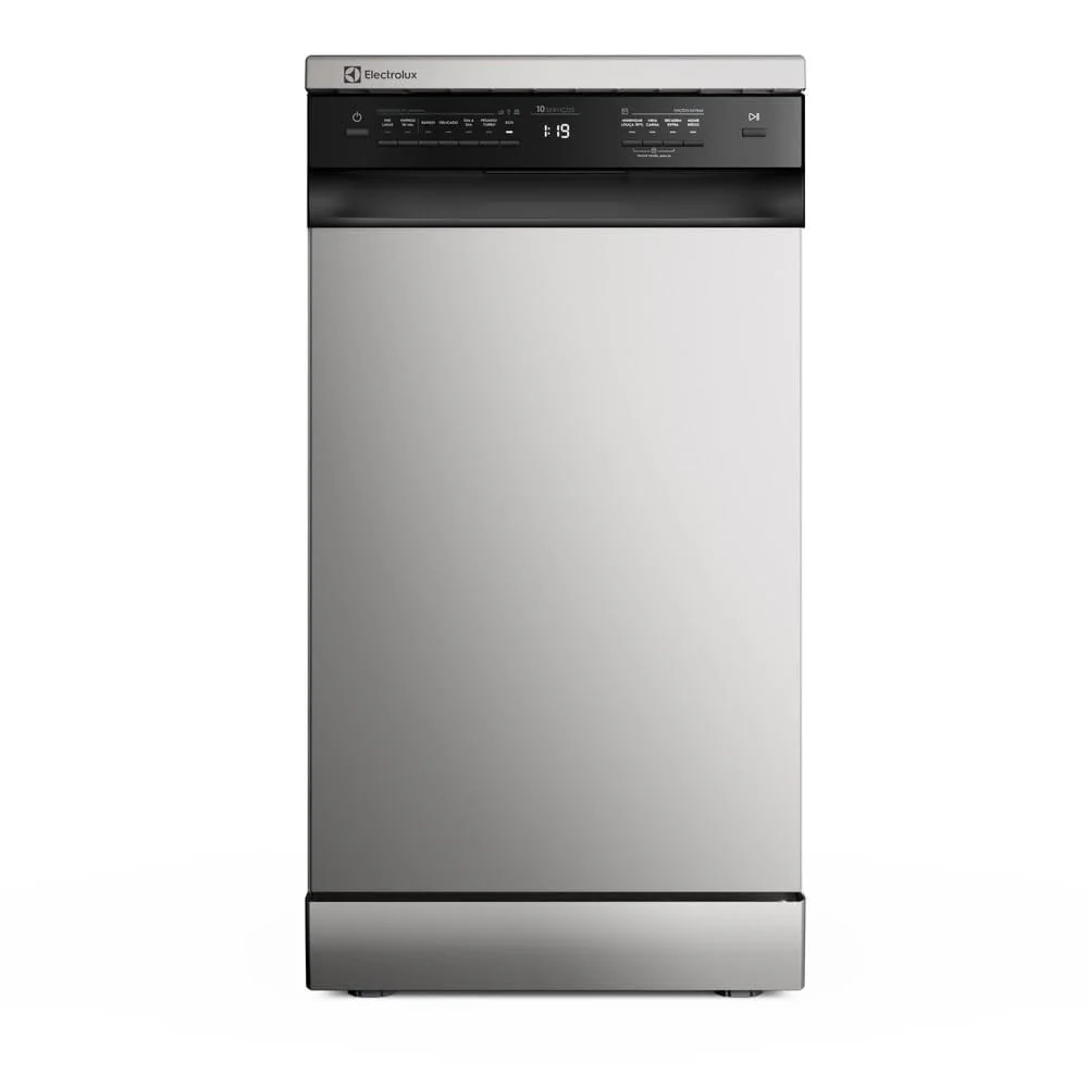 Lava-Louças Electrolux 10 Serviços Inox com Programa Lava e Seca 50min 220v LS10E
