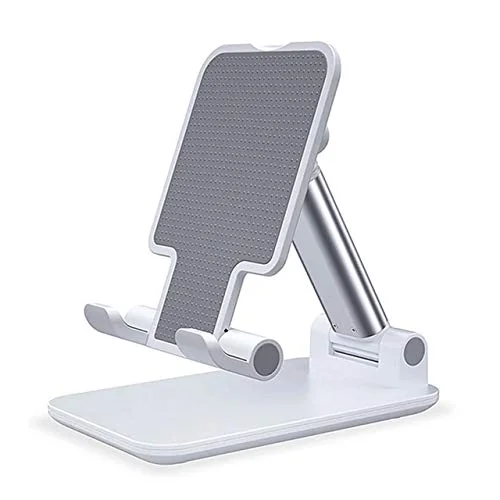 Suporte de Mesa para Celular Ajustável Articulado Tablet Smartphone (Branco)