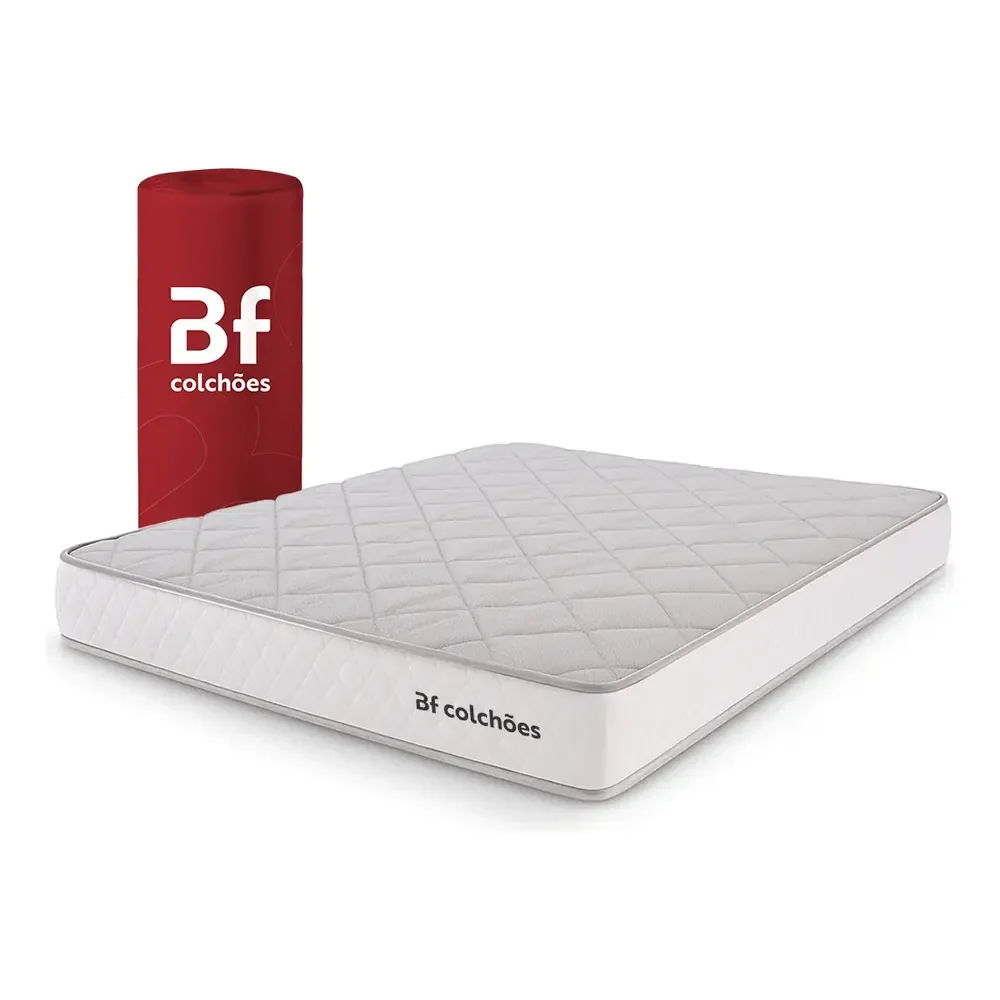 Colchão Casal Ortopédico De Espuma D33 A Vácuo 138x188cm Bf Colchões