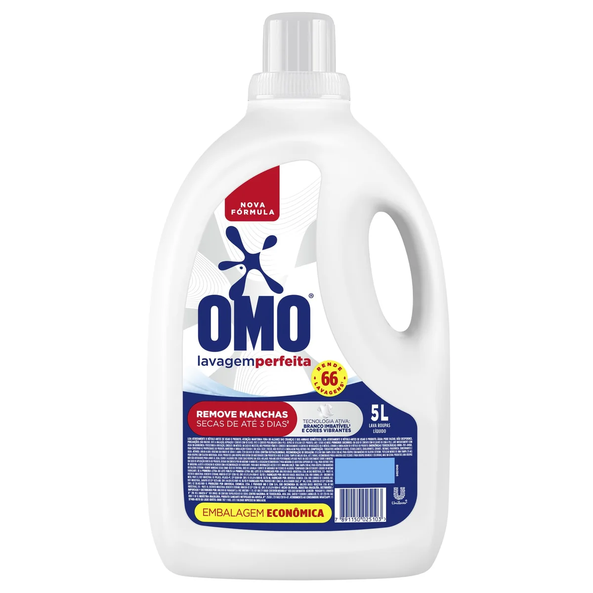 Sabão Líquido Omo Lavagem Perfeita 5L