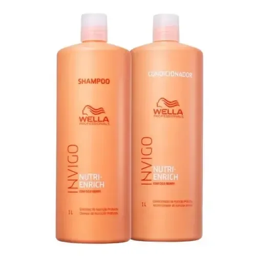 Wella Kit Nutri Enrich Shampoo 1l+condicionador 1l