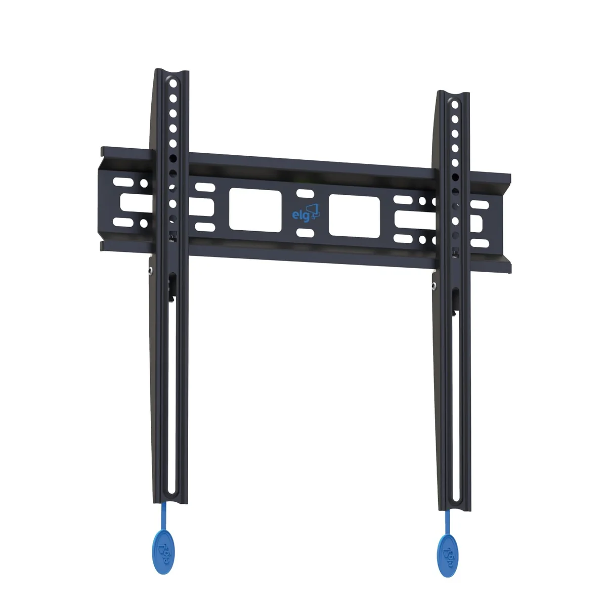 ELG, N01V4, Suporte Fixo de Parede para TVs de 32" a 77", Compatível com TVs Curvas e Planas, Feito em Aço Carbono, Suporta Até 50kg, Preto