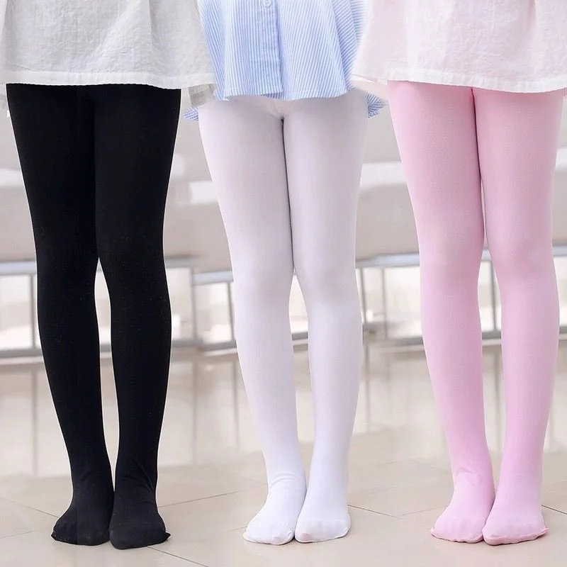 Kit 3 Meia Calça Infantil Grossa para Frio Inverno Várias Cores e Estampas Menina e Menino