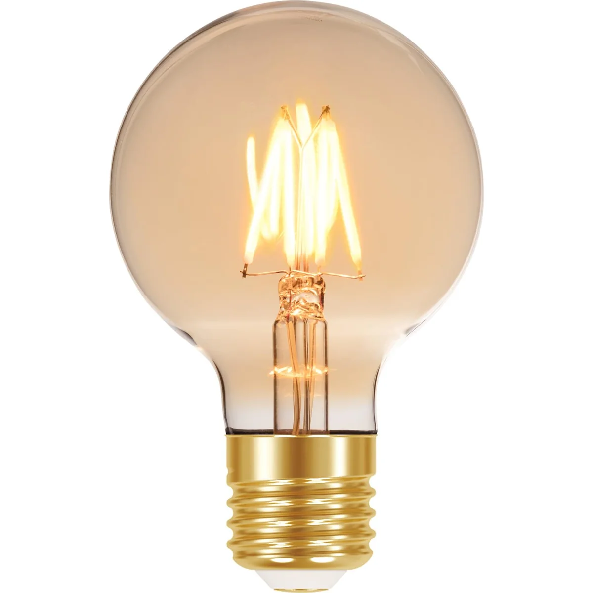 Lâmpada LED Filamento Vintage Globo E27, 4W, Ambar Taschibra G80 11080382 | 11080382