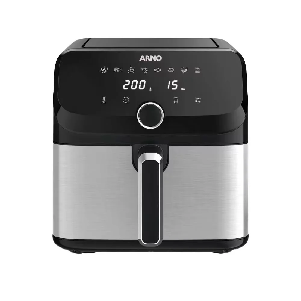 Fritadeira Elétrica Sem Óleo Air Fryer Arno AFD7 7,5L Mega Digital