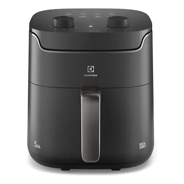 Air Fryer Electrolux Por Rita Lobo 5,6l Cinza Efficient Econ