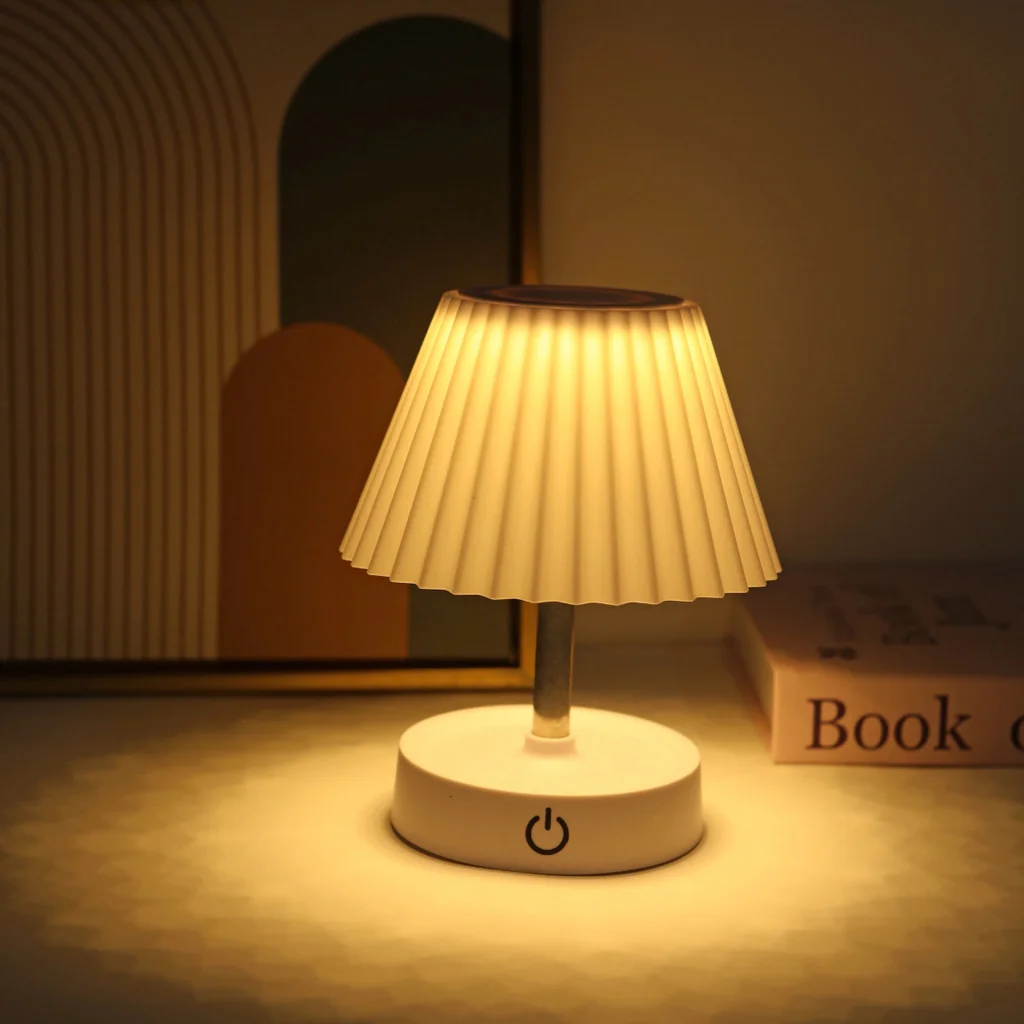 Abajur de Mesa Retrátil Recarregável LED Quente para Quarto/Escritório/Sala Onistek ON-LT043