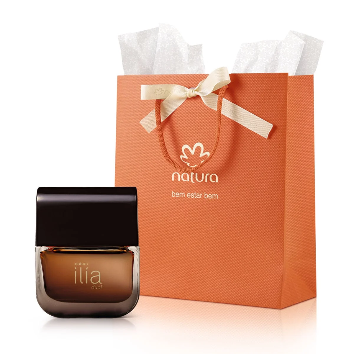 Presente Namorados Colônia Ilía Dual 50ml + Sacola