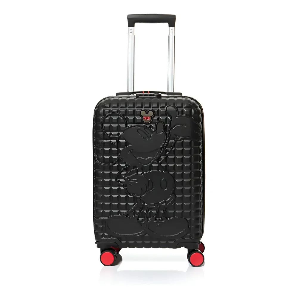 Mala De Bordo Viagem Pequena Preto Mickey Luxcel Mickey Mouse