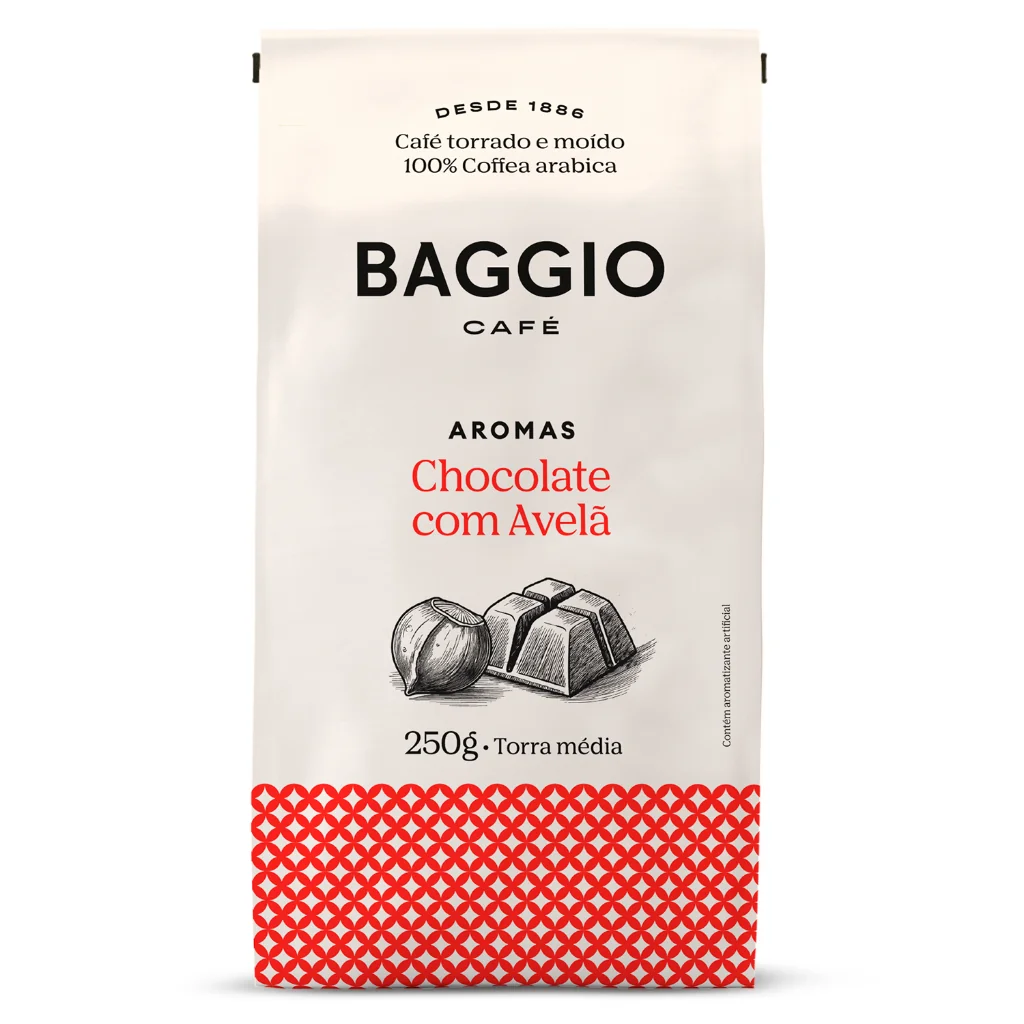 Baggio Café - Café Torrado e Moído Aromas Chocolate com Avelã 250g