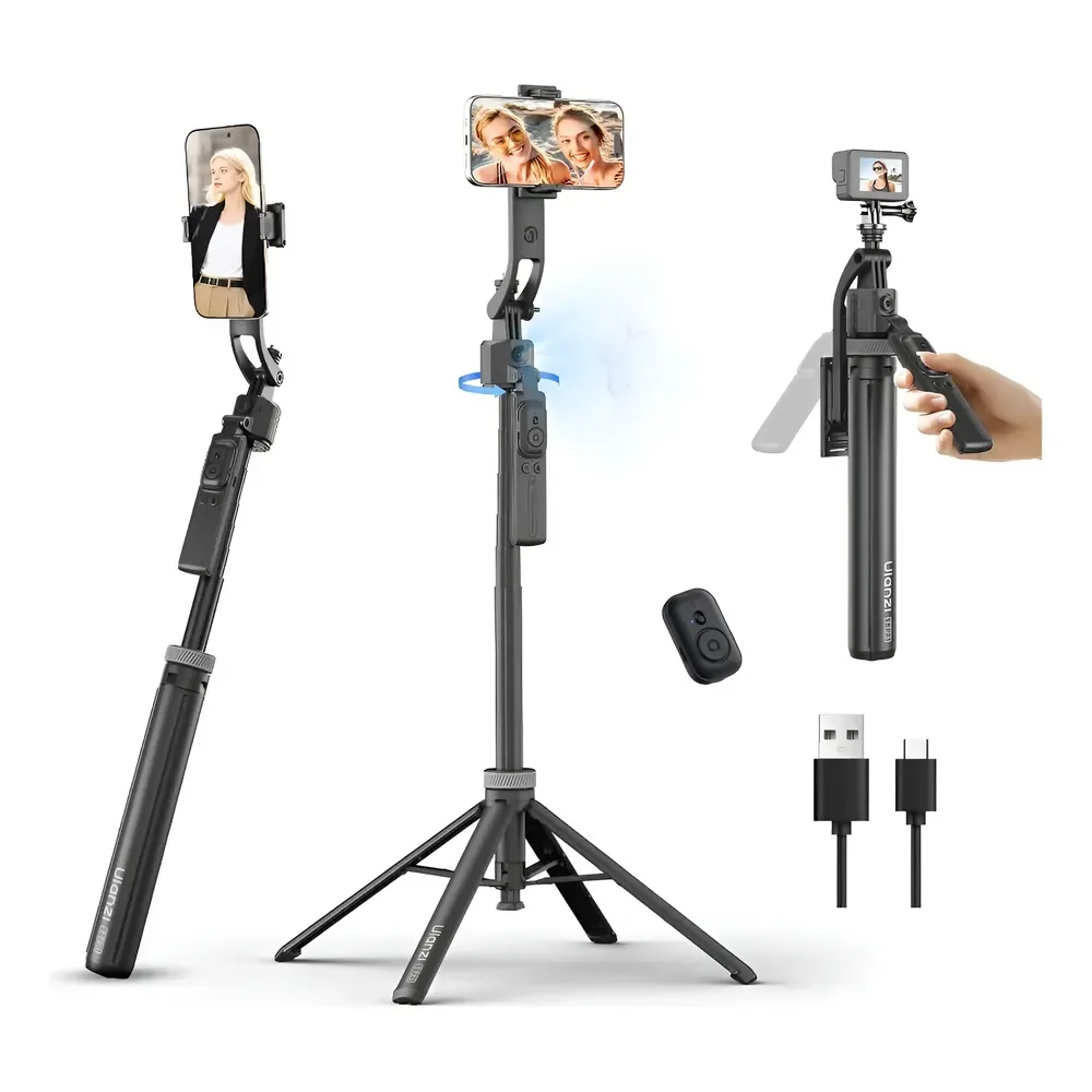 🛍️ Ulanzi Tt23 163cm Tripé De Rastreamento De Rosto Automático Preto