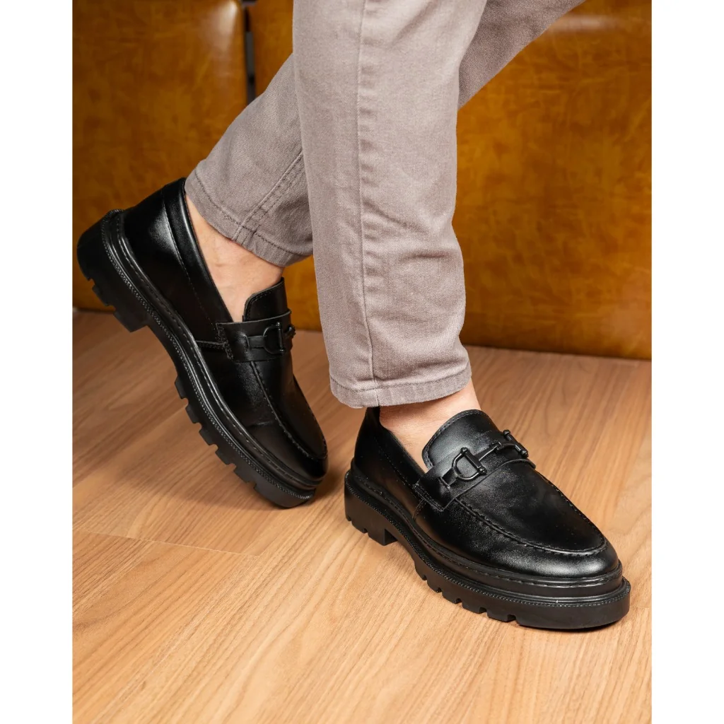 Sapato Social Mocassim Masculino Santorini Solado Costurado Elegante Oxford Festa Dia dos Pais