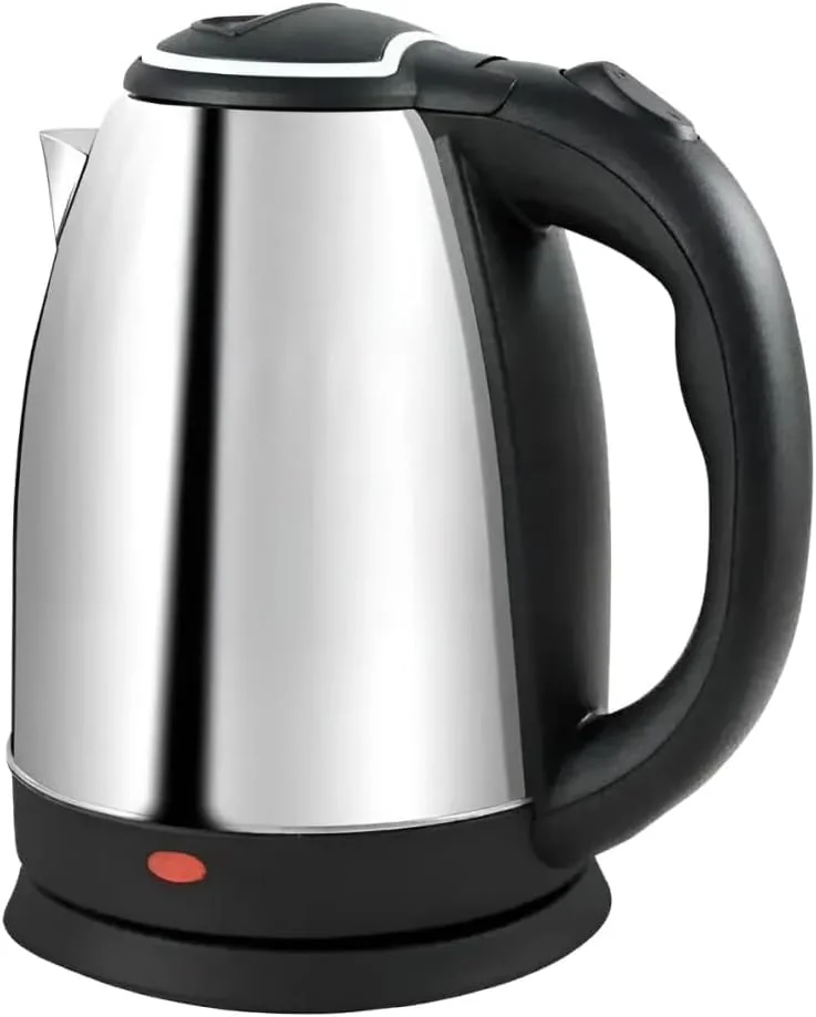 Chaleira Elétrica 2L Inox 220V Fervedor Água Desligamento Automático Aquecimento Rápido Base 360 Graus Jarra Sem Fio Proteção Superaquecimento Premium