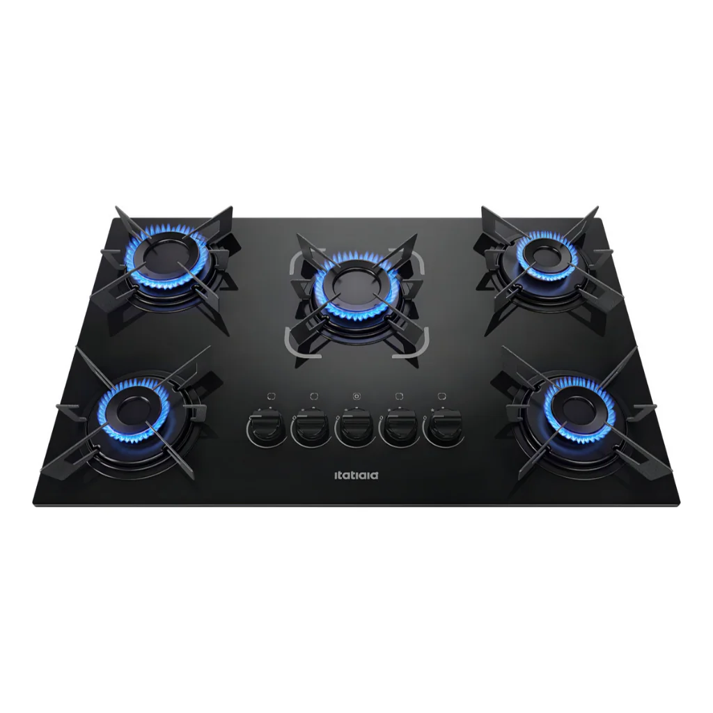 Cooktop Itatiaia Electra Plus 5 Bocas Gás Preto Bivolt