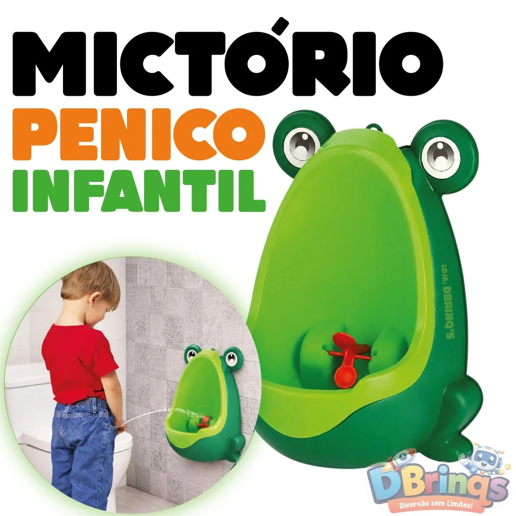 MICTORIO SAPINHO PENICO TRONINHO INFANTIL DESFRALDE TREINO MIRA ALVO GIRATORIO BANHEIRINHO  - MENINO
