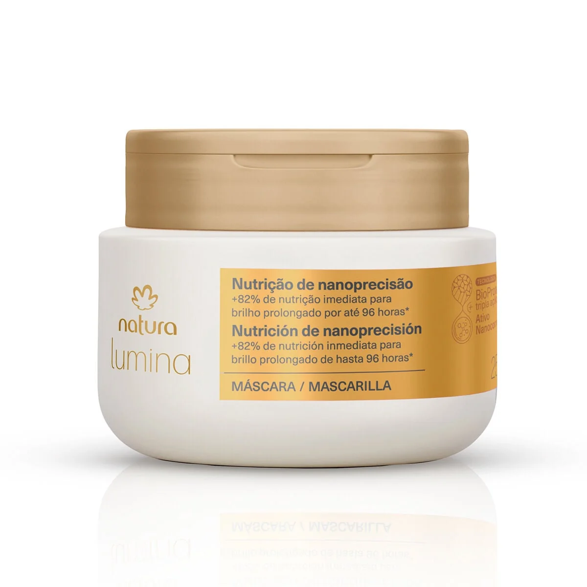 Máscara Capilar Nutrição Nutrição de Nanoprecisão Lumina 250ml