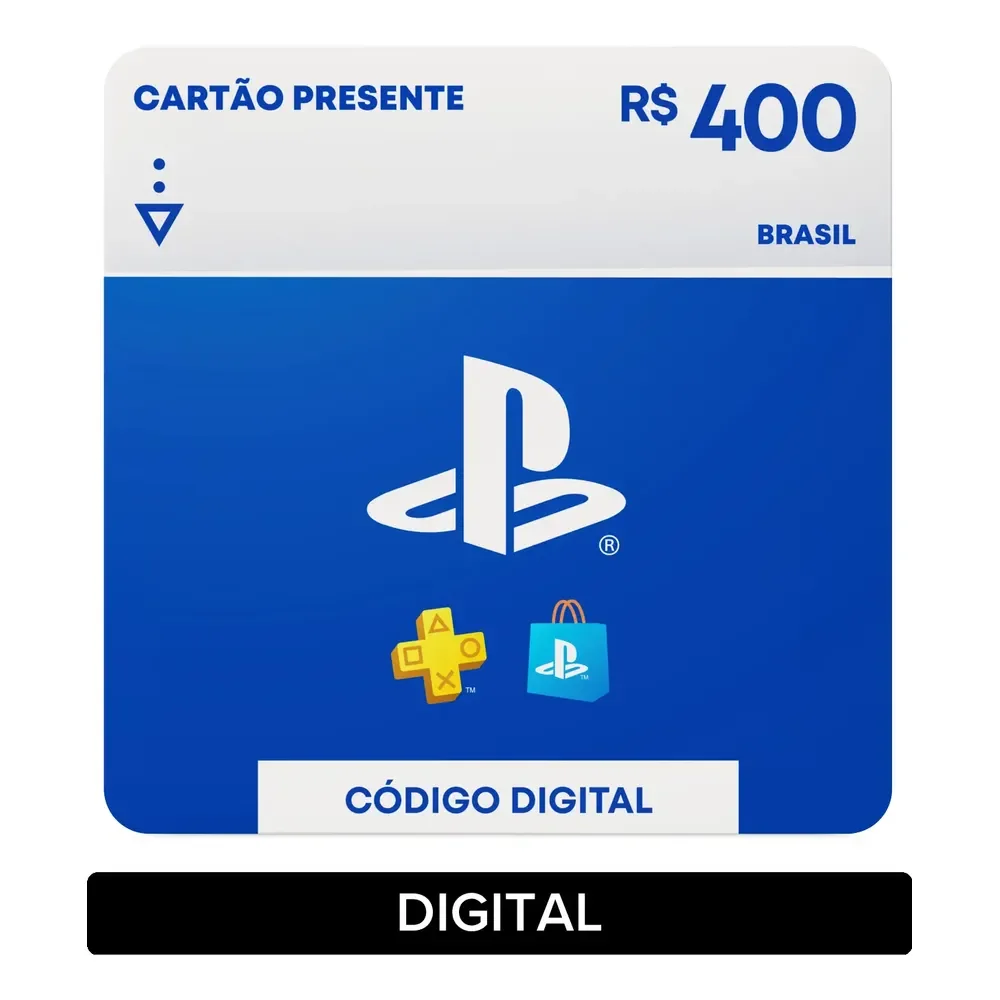 Sony Playstation Store Gift Card R$ 400 (digital)