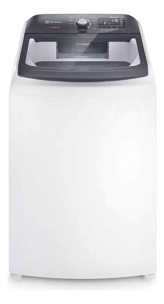 Máquina de Lavar 15kg Electrolux Premium Care com Cesto Inox, Jet&Clean e Time Control LEC15