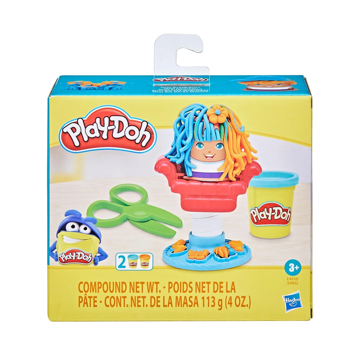 Play-Doh, Massinha de Modelar Infantil, Mini Kit Corte Maluco - Conjunto de Brinquedo com Acessórios e 2 Potes - A partir de 3 Anos