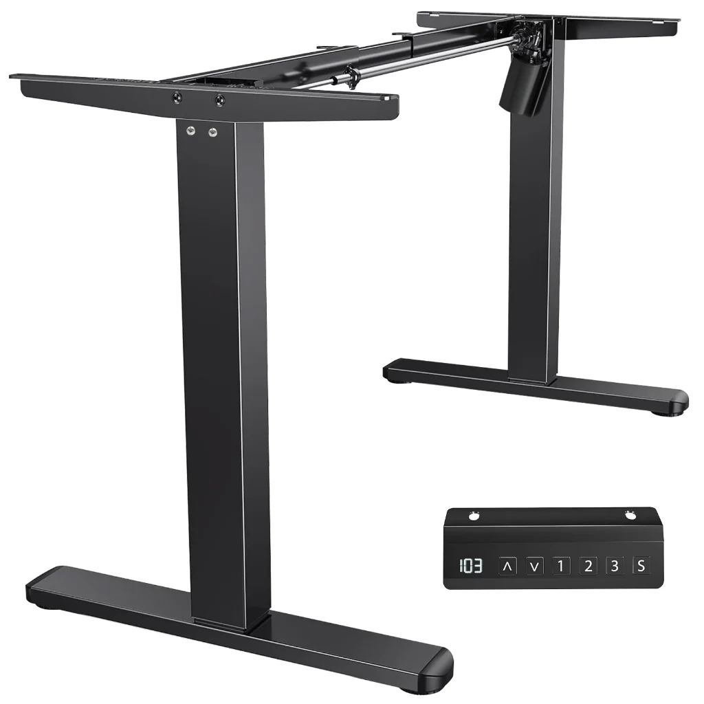 Mesa com Regulagem de Altura Elétrica Estrutura Mesa com regulagem eletrônica e memória | 72-120cm