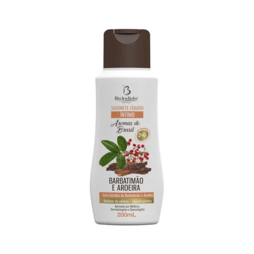 Sabonete Líquido Íntimo Barbatimão e Aroeira 200ml - Bio Instinto
