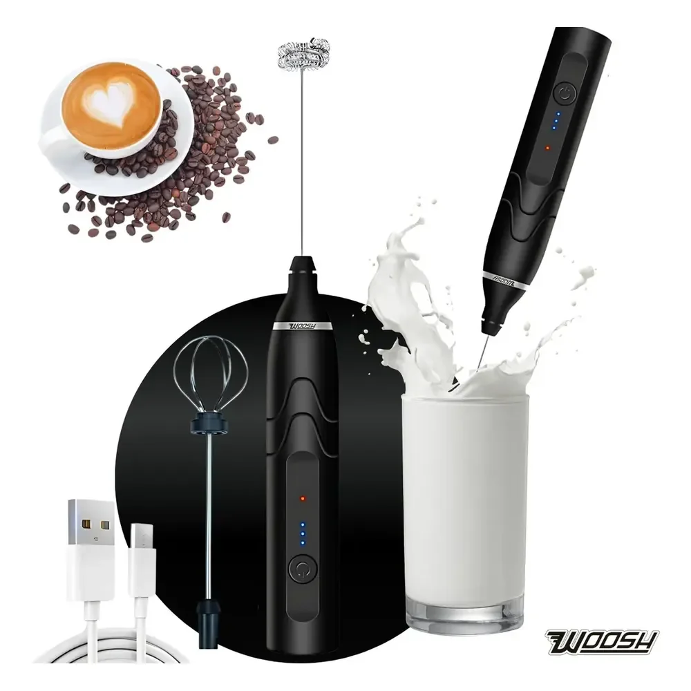 mixer Elétrico Portátil 2 em 1 Recarregável Potente